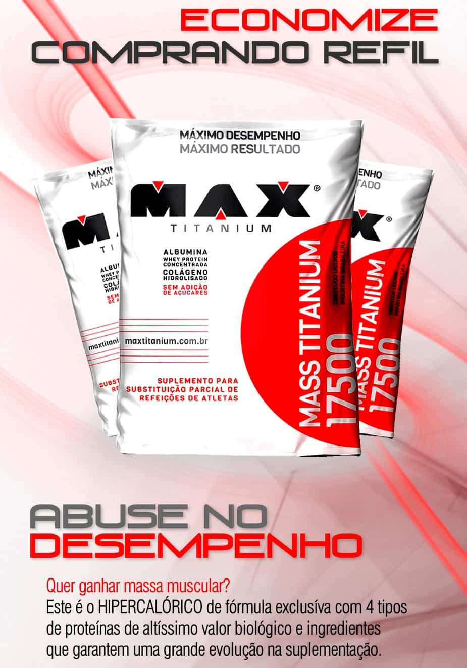 Banner Mass Titanium 17500 Refil Max Titanium