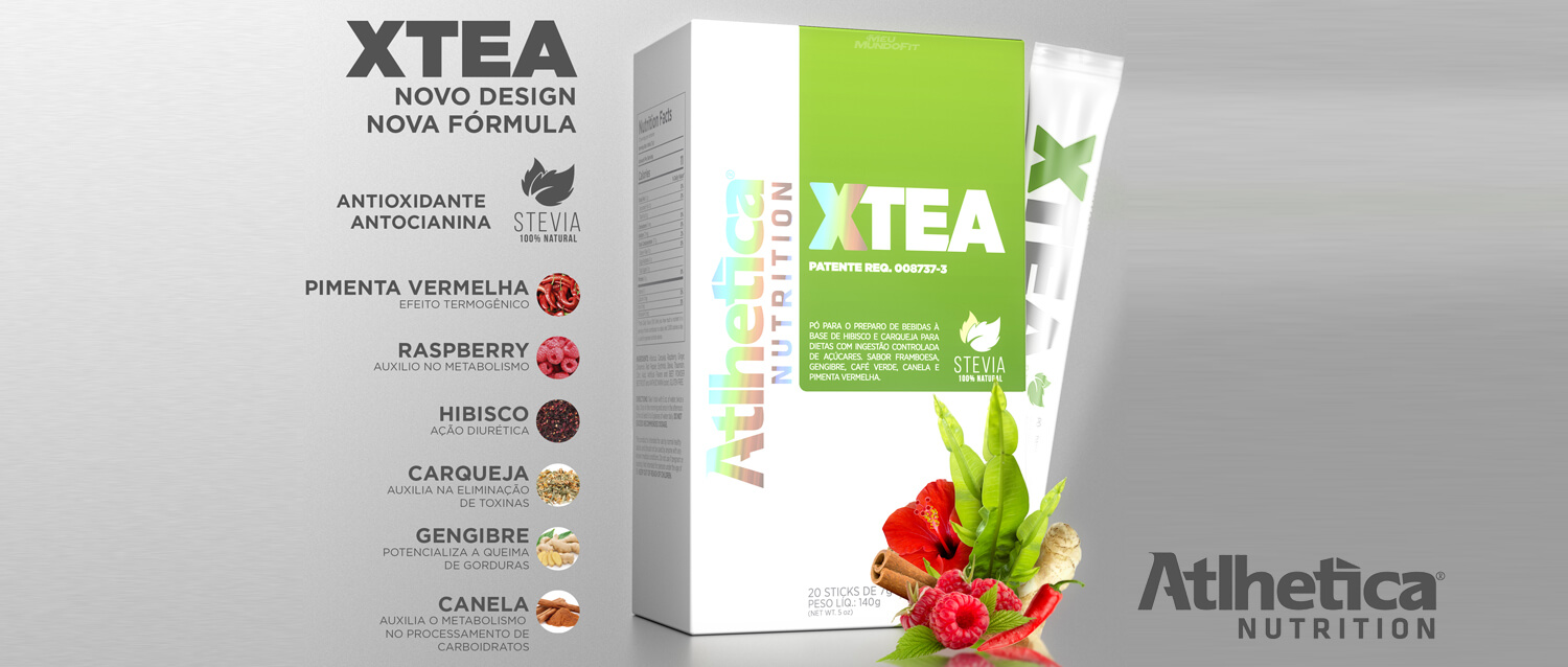 Novo X-Tea (20 Sachês) Atlhetica Nutrition